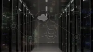 network, server, system, infrastructure, managed services, connection, computer, cloud, gray computer, gray laptop, network, network, server, server, server, server, server